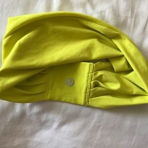 FREE W PURCHASE Lululemon Harmony Headband in Yellow